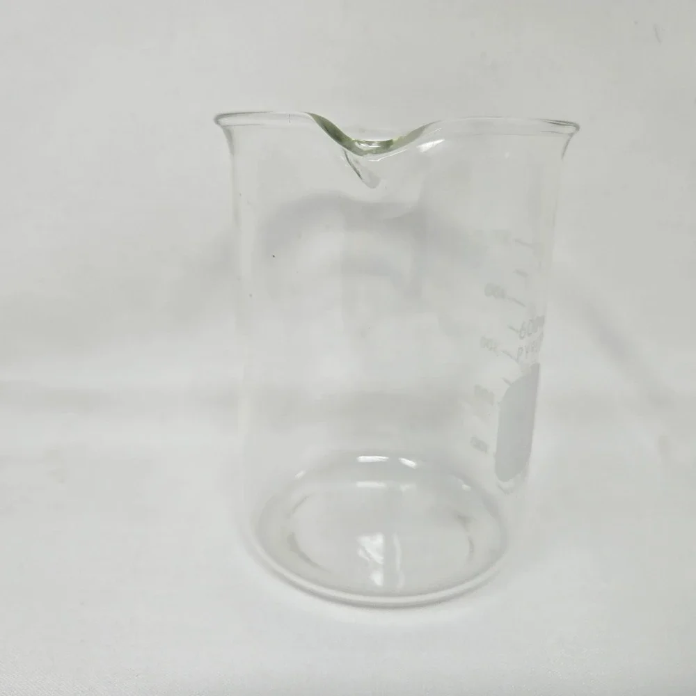 600ml Pyrex Glass Beaker Heavy Duty 2.5 Cups No. 1000 Clear Vintage Pyrex
